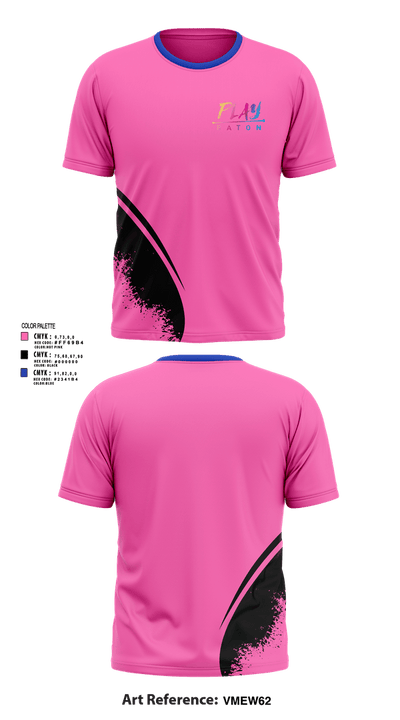Play Baton 33343949 Short Sleeve Performance Shirt - 1