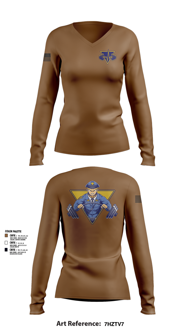 Womens Long Sleeve Vneck Shirt, NJ State Police, Police, Teamtime, Team time, sublimation, custom sports apparel, team uniforms, spirit wear, spiritwear, sports uniforms, custom shirts, team store, custom team store, fundraiser sports, apparel fundraiser