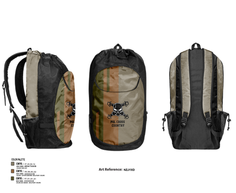Gear Bag, POL, Cross Country, Teamtime, Team time, sublimation, custom sports apparel, team uniforms, spirit wear, spiritwear, sports uniforms, custom shirts, team store, custom team store, fundraiser sports, apparel fundraiser