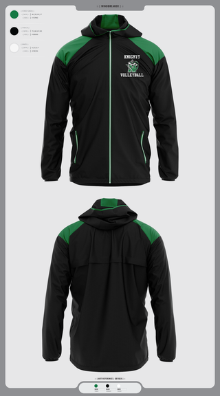 Windbreaker, Nordonia Knights Volleyball, Men's Volleyball, Teamtime, Team time, sublimation, custom sports apparel, team uniforms, spirit wear, spiritwear, sports uniforms, custom shirts, team store, custom team store, fundraiser sports, apparel fundraiser