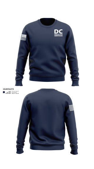 Crew Neck Sweatshirt, DC protective servicesDC protective services, Police, Teamtime, Team time, sublimation, custom sports apparel, team uniforms, spirit wear, spiritwear, sports uniforms, custom shirts, team store, custom team store, fundraiser sports, apparel fundraiser