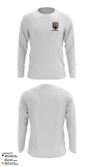 Long Sleeve Performance Shirt, The Philadelphia Tomahawks, Men's Basketball, Teamtime, Team time, sublimation, custom sports apparel, team uniforms, spirit wear, spiritwear, sports uniforms, custom shirts, team store, custom team store, fundraiser sports, apparel fundraiser