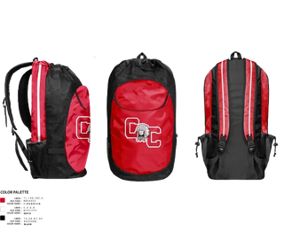 Gear Bag, Crow Creek Chieftains, Cross Country, Teamtime, Team time, sublimation, custom sports apparel, team uniforms, spirit wear, spiritwear, sports uniforms, custom shirts, team store, custom team store, fundraiser sports, apparel fundraiser