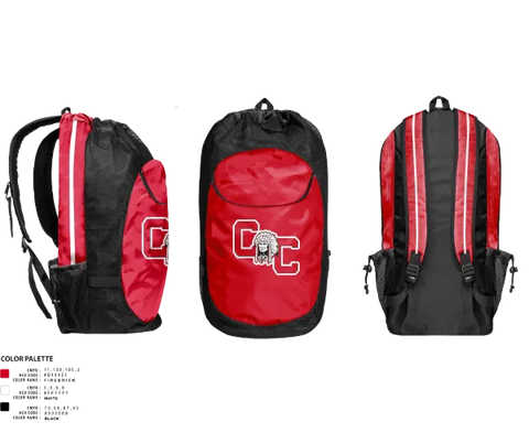 Gear Bag, Crow Creek Chieftains, Cross Country, Teamtime, Team time, sublimation, custom sports apparel, team uniforms, spirit wear, spiritwear, sports uniforms, custom shirts, team store, custom team store, fundraiser sports, apparel fundraiser