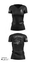 2/C Sicarios 28713447 Women's Short Sleeve V-neck Shirt - 103