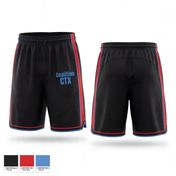 Athletic Shorts With Pockets, Coalition CTX, Softball, Teamtime, Team time, sublimation, custom sports apparel, team uniforms, spirit wear, spiritwear, sports uniforms, custom shirts, team store, custom team store, fundraiser sports, apparel fundraiser