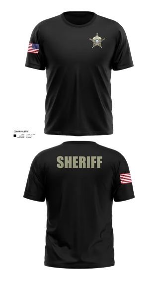Short Sleeve Performance Shirt, Bedford County Sheriff Office, Police, Teamtime, Team time, sublimation, custom sports apparel, team uniforms, spirit wear, spiritwear, sports uniforms, custom shirts, team store, custom team store, fundraiser sports, apparel fundraiser