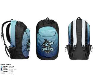 Gear Bag, Thunder Sharks, Ice Hockey, Teamtime, Team time, sublimation, custom sports apparel, team uniforms, spirit wear, spiritwear, sports uniforms, custom shirts, team store, custom team store, fundraiser sports, apparel fundraiser