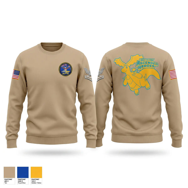 Crew Neck Sweatshirt, Information Warfare Training Command Corry Station, Navy, Teamtime, Team time, sublimation, custom sports apparel, team uniforms, spirit wear, spiritwear, sports uniforms, custom shirts, team store, custom team store, fundraiser sports, apparel fundraiser