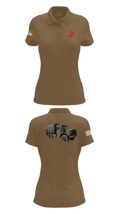 H&S Battalion HQ CO Station Motor T 63932738 Women's Short Sleeve Performance Polo  - 15