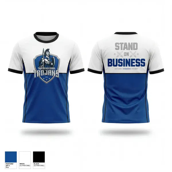 Old School Cotton Feel Shirt, Thornton Trojans, , Teamtime, Team time, sublimation, custom sports apparel, team uniforms, spirit wear, spiritwear, sports uniforms, custom shirts, team store, custom team store, fundraiser sports, apparel fundraiser