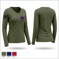Prairie du Chien Police Department 59791154 Women's Long Sleeve V-neck Shirt - 1