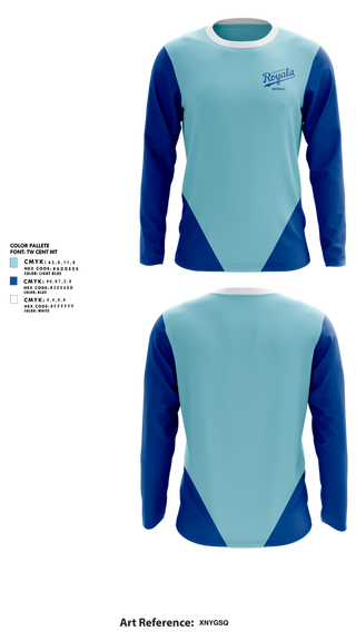 Long Sleeve Performance Shirt, Newtown Royals, Baseball, Teamtime, Team time, sublimation, custom sports apparel, team uniforms, spirit wear, spiritwear, sports uniforms, custom shirts, team store, custom team store, fundraiser sports, apparel fundraiser