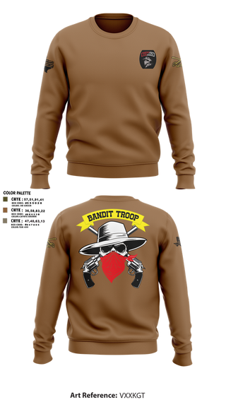 Crew Neck Sweatshirt, 6-9 bandit troop, , Teamtime, Team time, sublimation, custom sports apparel, team uniforms, spirit wear, spiritwear, sports uniforms, custom shirts, team store, custom team store, fundraiser sports, apparel fundraiser