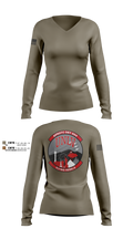 Flying Rebels 5466580 Women's Long Sleeve V-neck Shirt - 1