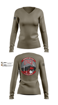 Flying Rebels 5466580 Women's Long Sleeve V-neck Shirt - 1