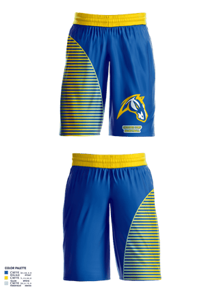 Mens Basketball Shorts, Chicopee Comp Colts, Men's Basketball, Teamtime, Team time, sublimation, custom sports apparel, team uniforms, spirit wear, spiritwear, sports uniforms, custom shirts, team store, custom team store, fundraiser sports, apparel fundraiser