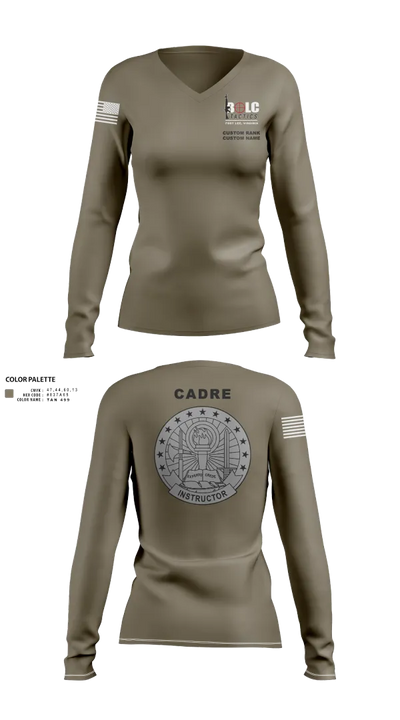 BOLC TACTICS 92097566 Women's Long Sleeve V-neck Shirt - 22