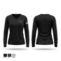 Tensed Fire Department 44250111 Women's Long Sleeve V-neck Shirt - 1