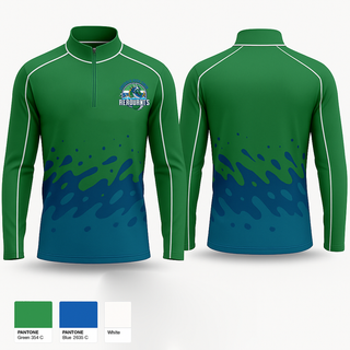 Quarter Zip Jacket, Emerald High Swim Aeroaunts, Swimming, Teamtime, Team time, sublimation, custom sports apparel, team uniforms, spirit wear, spiritwear, sports uniforms, custom shirts, team store, custom team store, fundraiser sports, apparel fundraiser
