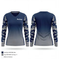 Mustangs 2273022 Women's Long Sleeve V-neck Shirt - 1