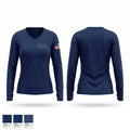 Forum-Alabam Fire Department Women's Long Sleeve V-neck Shirt - 1