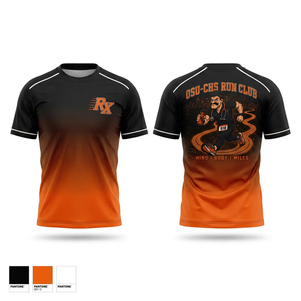 Soft Poly Tee Cotton Like Feel, OSU-CHS Run Club, Track & Field, Teamtime, Team time, sublimation, custom sports apparel, team uniforms, spirit wear, spiritwear, sports uniforms, custom shirts, team store, custom team store, fundraiser sports, apparel fundraiser