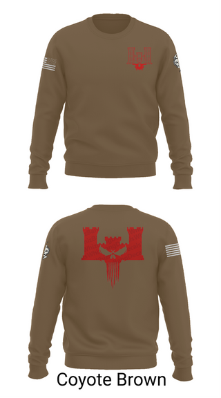 Crew Neck Sweatshirt, B co 334th BEB, , Teamtime, Team time, sublimation, custom sports apparel, team uniforms, spirit wear, spiritwear, sports uniforms, custom shirts, team store, custom team store, fundraiser sports, apparel fundraiser