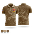 C Btry 1-133rd FA BN 58119723 Short Sleeve Performance Polo - 1