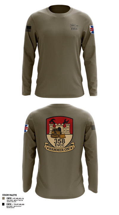 358 EVCC 70484950 (tan 499) Long Sleeve Performance Shirt 4