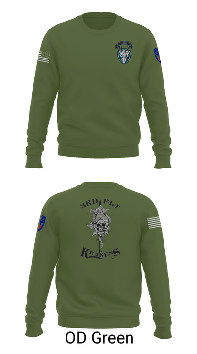 95th cbrn 3rd plt Crew Neck Sweatshirt - 45