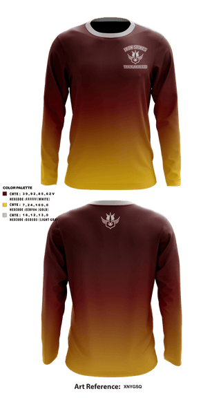 Long Sleeve Performance Shirt, Iron Spikes Track & Field Club, Track & Field, Teamtime, Team time, sublimation, custom sports apparel, team uniforms, spirit wear, spiritwear, sports uniforms, custom shirts, team store, custom team store, fundraiser sports, apparel fundraiser