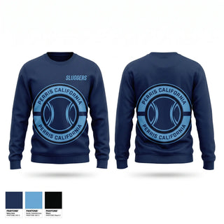 Crew Neck Sweatshirt, Sluggers, Baseball, Teamtime, Team time, sublimation, custom sports apparel, team uniforms, spirit wear, spiritwear, sports uniforms, custom shirts, team store, custom team store, fundraiser sports, apparel fundraiser