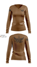 TFG Firearms Training Women's Long Sleeve V-neck Shirt - 21