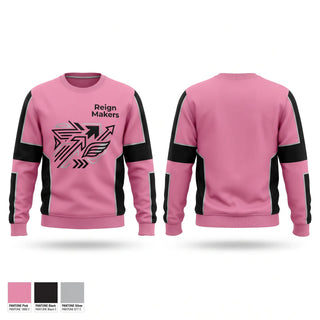 Crew Neck Sweatshirt, Reign Makers, Women's Basketball, Teamtime, Team time, sublimation, custom sports apparel, team uniforms, spirit wear, spiritwear, sports uniforms, custom shirts, team store, custom team store, fundraiser sports, apparel fundraiser