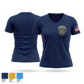 Walker River police Department Women's Short Sleeve V-neck Shirt - 1