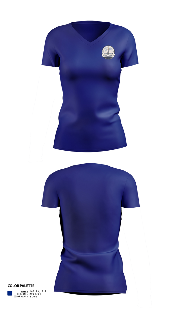 Womens Short Sleeve Vneck Shirt, Meridian Amateur Radio Club, , Teamtime, Team time, sublimation, custom sports apparel, team uniforms, spirit wear, spiritwear, sports uniforms, custom shirts, team store, custom team store, fundraiser sports, apparel fundraiser