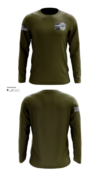 Long Sleeve Performance Shirt, Clayton Police K9 Unit, Police, Teamtime, Team time, sublimation, custom sports apparel, team uniforms, spirit wear, spiritwear, sports uniforms, custom shirts, team store, custom team store, fundraiser sports, apparel fundraiser