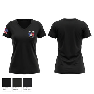 Womens Short Sleeve Vneck Shirt, Altamont Police Department, Police, Teamtime, Team time, sublimation, custom sports apparel, team uniforms, spirit wear, spiritwear, sports uniforms, custom shirts, team store, custom team store, fundraiser sports, apparel fundraiser