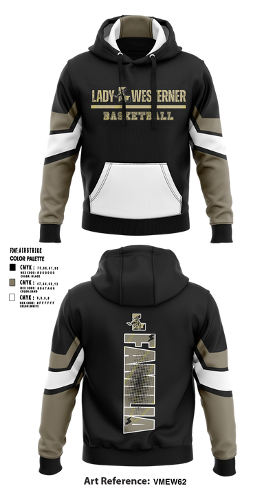 Lubbock High Lady Westerners 45584403 Hoodie - 1