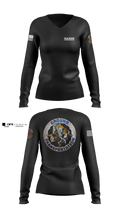 96 LRS Ground Transportation Women's Long Sleeve V-neck Shirt - 4