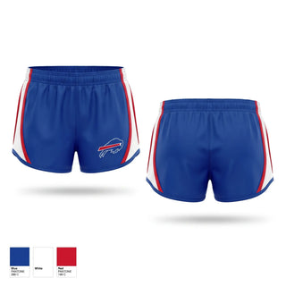 Womens Shorts, Buffalo Bills Wheelchair Football, Ice Hockey, Teamtime, Team time, sublimation, custom sports apparel, team uniforms, spirit wear, spiritwear, sports uniforms, custom shirts, team store, custom team store, fundraiser sports, apparel fundraiser