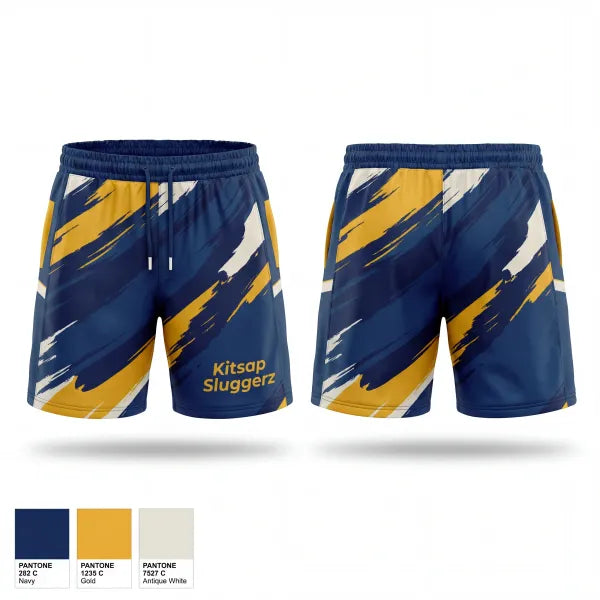 Athletic Shorts With Pockets, Kitsap Sluggerz, Softball, Teamtime, Team time, sublimation, custom sports apparel, team uniforms, spirit wear, spiritwear, sports uniforms, custom shirts, team store, custom team store, fundraiser sports, apparel fundraiser