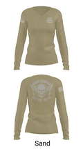 112th Signal Battalion B CO 38281413 Women's Long Sleeve V-neck Shirt - 97