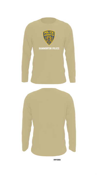 Hammonton Police 88438109 Long Sleeve Performance Shirt 88