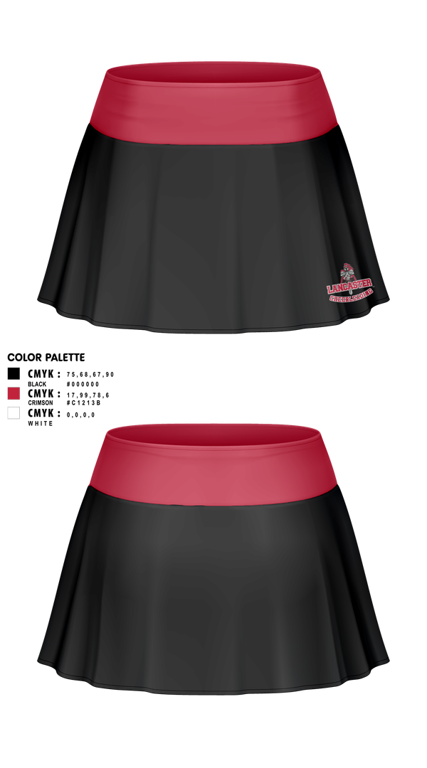 Skort, Lancaster Cheerleading, Cheer, Teamtime, Team time, sublimation, custom sports apparel, team uniforms, spirit wear, spiritwear, sports uniforms, custom shirts, team store, custom team store, fundraiser sports, apparel fundraiser