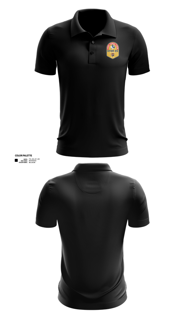 Short Sleeve Performance Polo, 256th Infantry Brigade Combat Team, National Guard, Teamtime, Team time, sublimation, custom sports apparel, team uniforms, spirit wear, spiritwear, sports uniforms, custom shirts, team store, custom team store, fundraiser sports, apparel fundraiser
