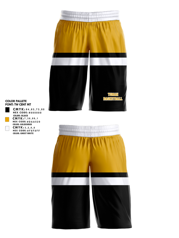 Womens Basketball Shorts, Tomah, Women's Basketball, Teamtime, Team time, sublimation, custom sports apparel, team uniforms, spirit wear, spiritwear, sports uniforms, custom shirts, team store, custom team store, fundraiser sports, apparel fundraiser