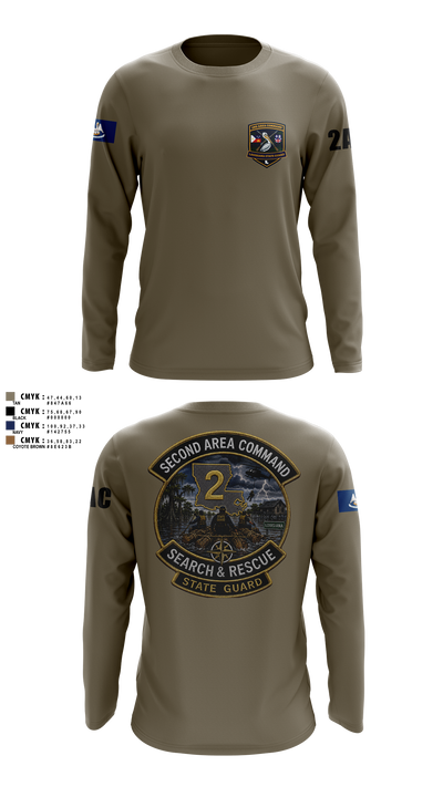 2nd area command 59908555 Long Sleeve Performance Shirt 21