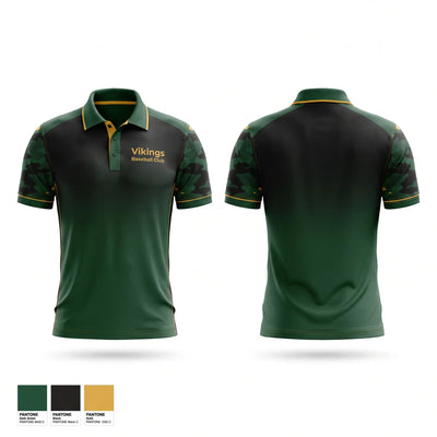 Vikings Baseball Club 2714017 Short Sleeve Performance Polo - 1